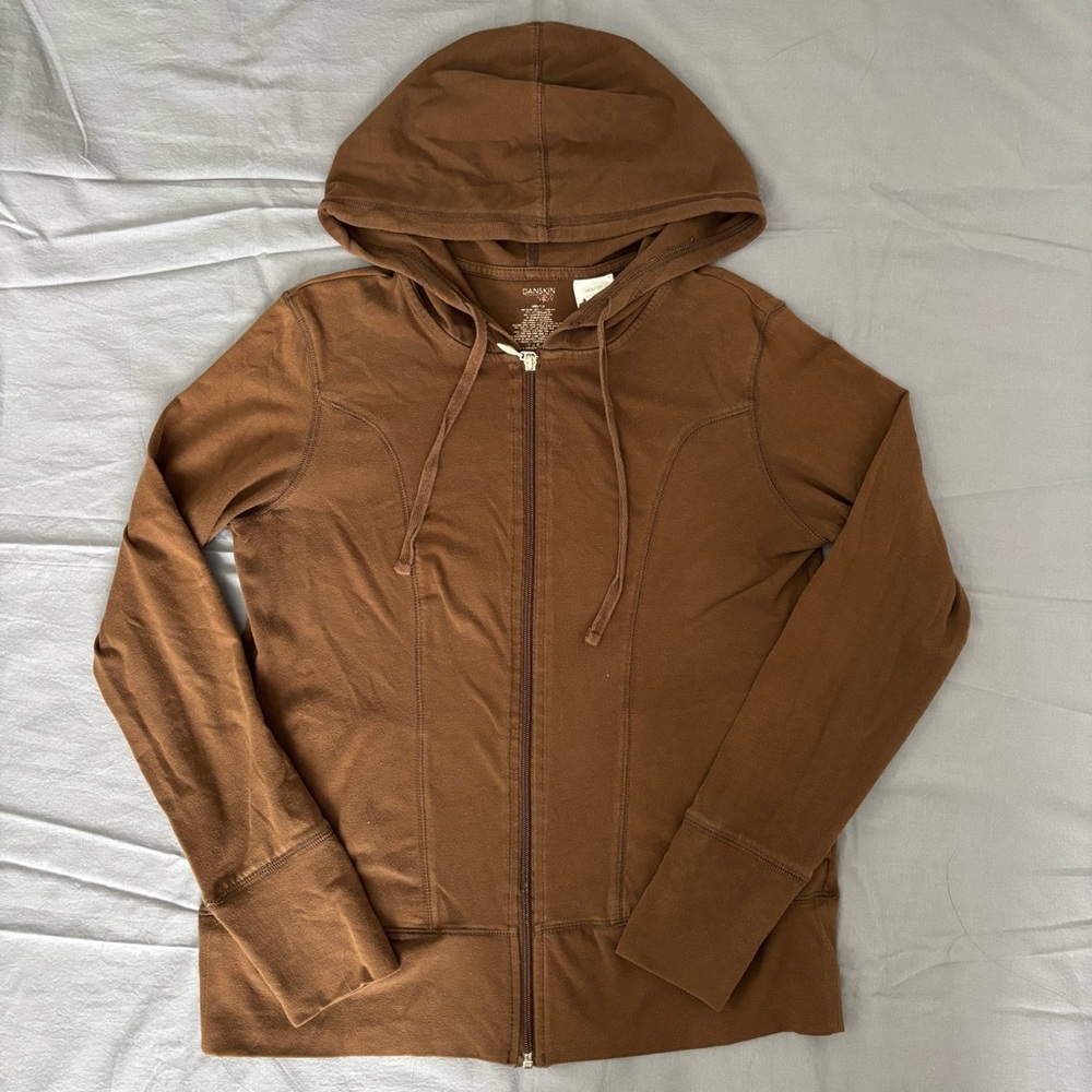 Brown Danskin Zip-Up Hoodie